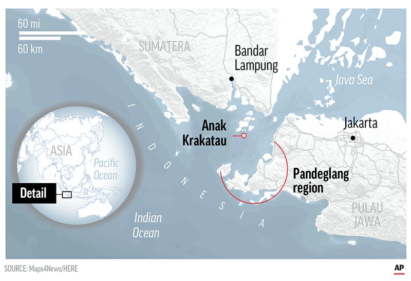 Tsunami that claimed 222 lives in Indonesia struck without warning - image