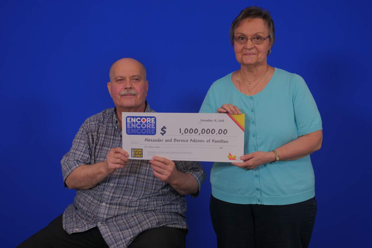 Hamilton couple wins $1 million playing Encore.