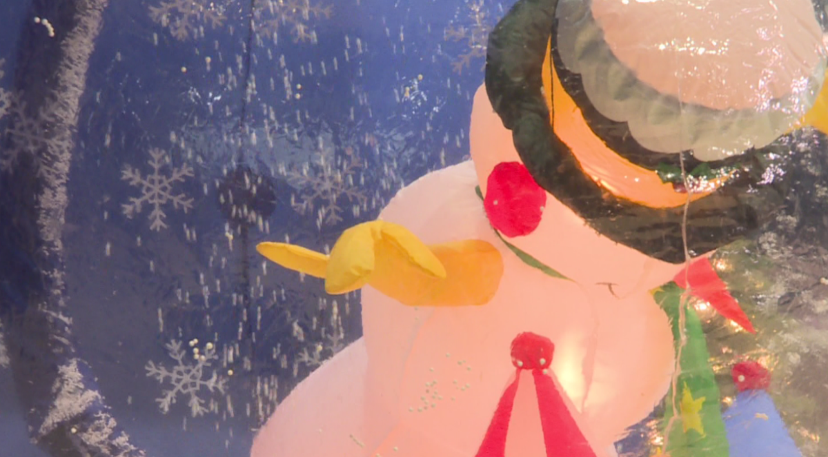 One of the many Christmas displays at the 2018 Holiday Carnival for Kidz.