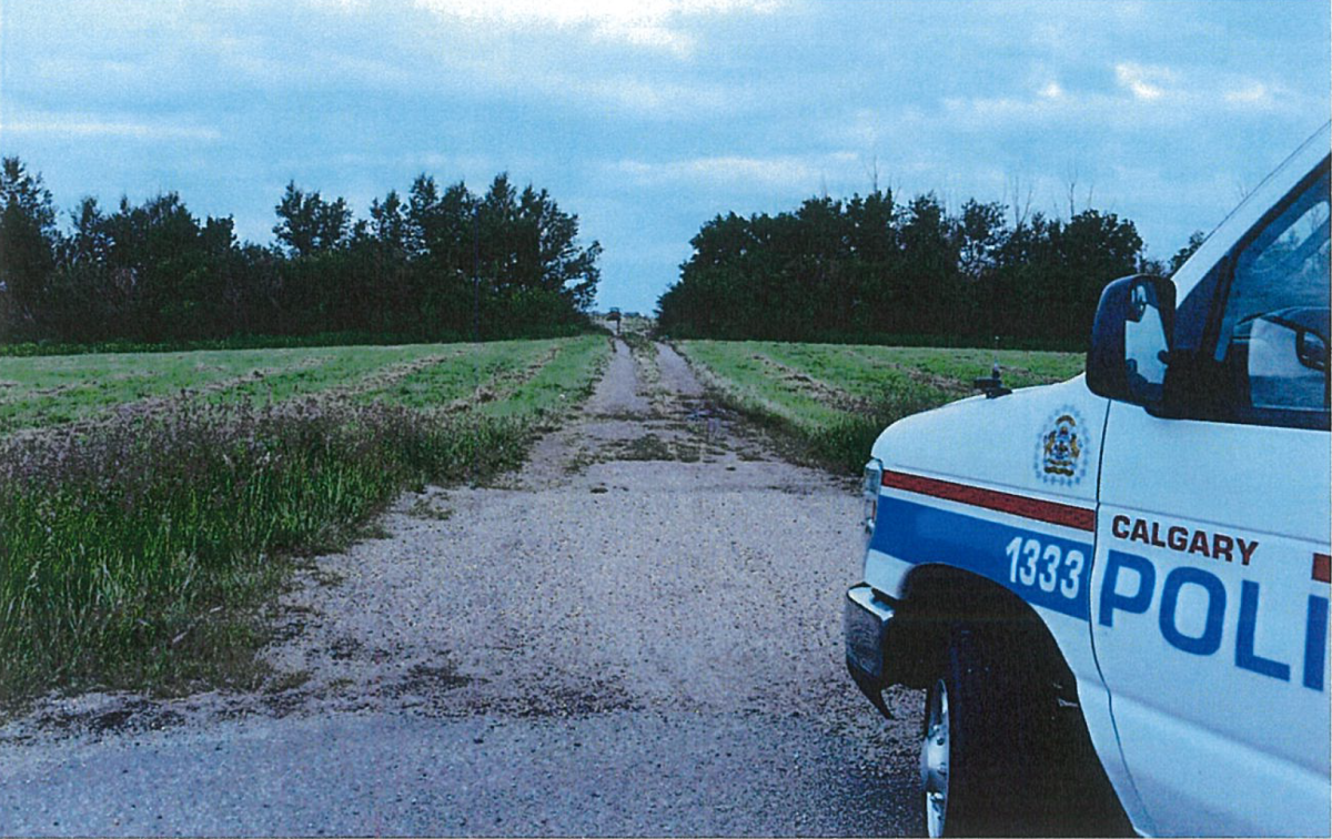 Area where Taliyah Marsman's body was found.