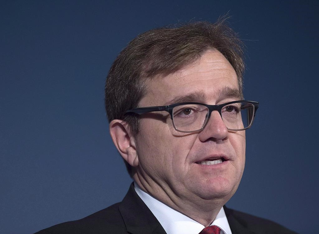 Canadian Fisheries Minister Jonathan Wilkinson fields questions at a news conference as the G7 environment, oceans and energy ministers meet in Halifax on Thursday, Sept. 20, 2018.