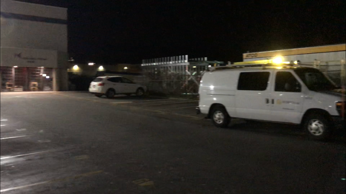 FortisBC crews arrived just before midnight and turned off the gas at K-Bro Linen Systems in Burnaby.