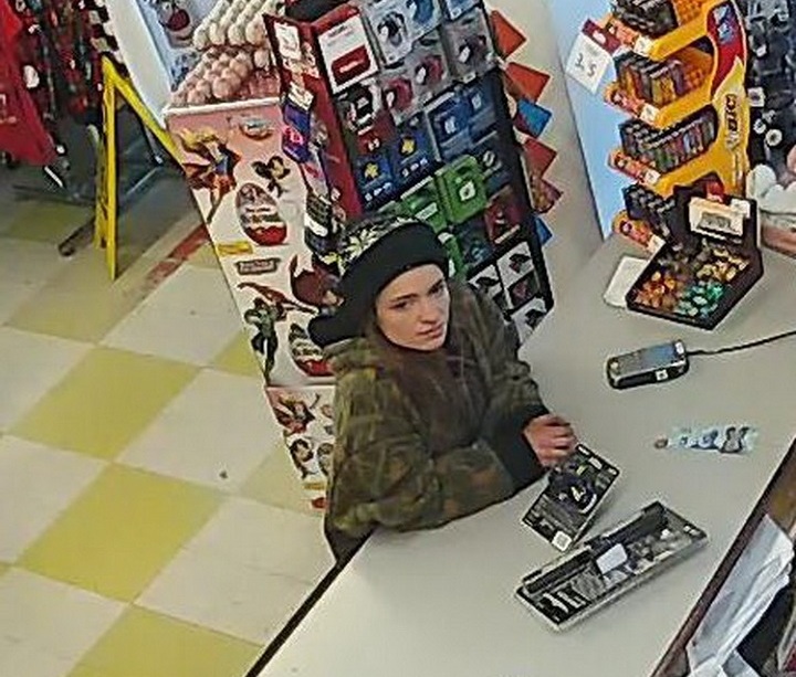 The young female suspect is described as being 20 to 30 years old and between five feet and 5-foot-5 in height.