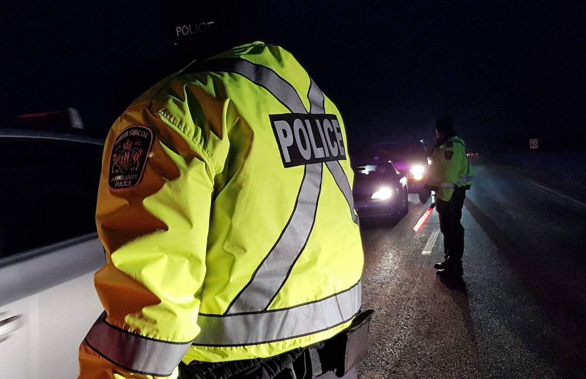 A 29-year-old man has been charged after a RIDE check stop resulted in a foot chase in Innisfil.