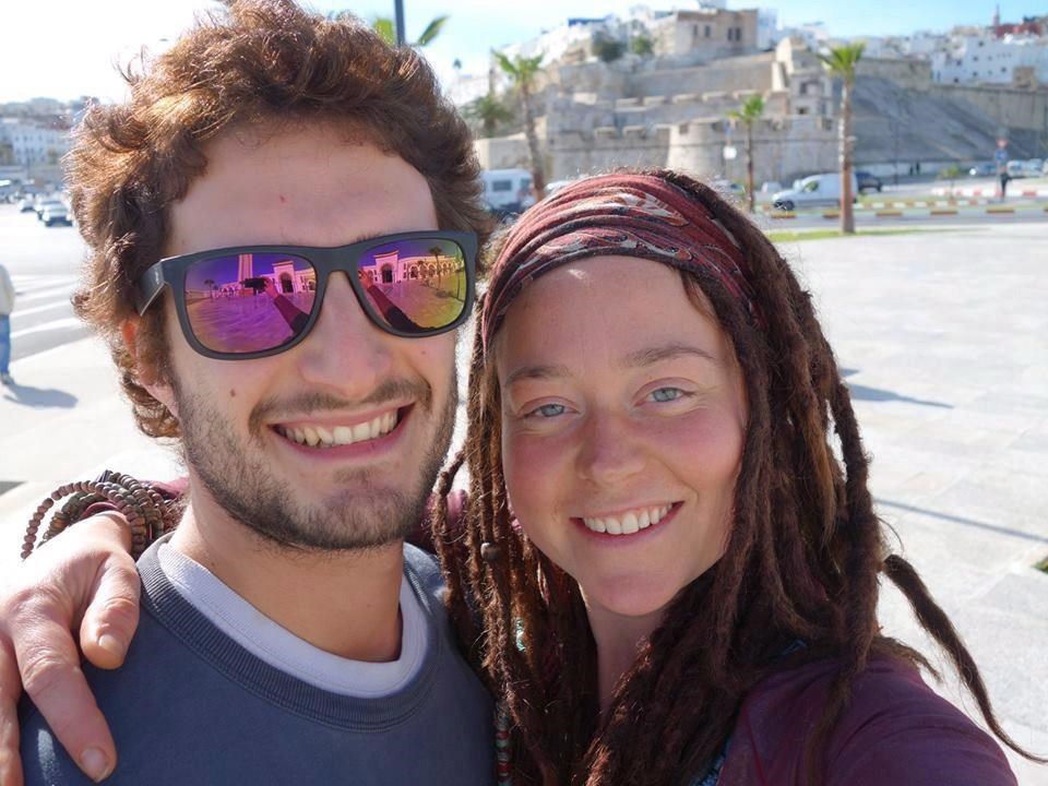 Luca Tacchetto and Edith Blais are seen in this undated handout photo from the Facebook page "Edith Blais et Luca Tacchetto : disparition au Burkina Faso.".