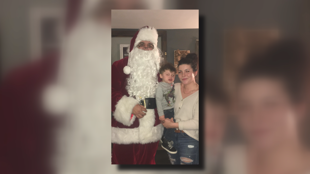 Gallant delivered presents and holiday spirit to a couple families he knew were having a tough time over the holidays.