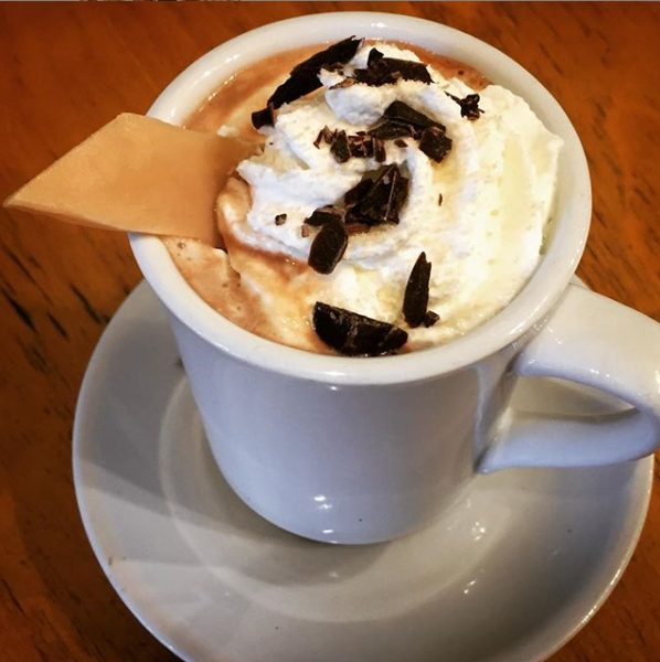 In 2019, Bell's Bookstore and Cafe in southwest Calgary sold this hot chocolate during YYC Hot Chocolate Fest.