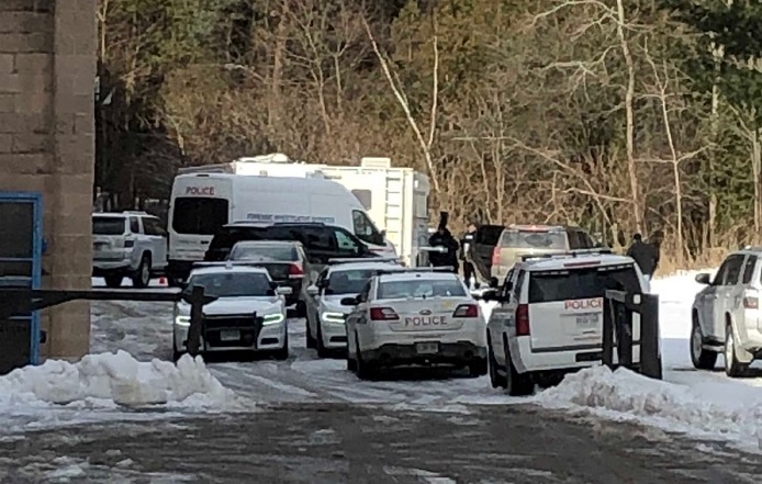 Police are on scene of a suspicious death in Pickering on Jan. 25, 2019.