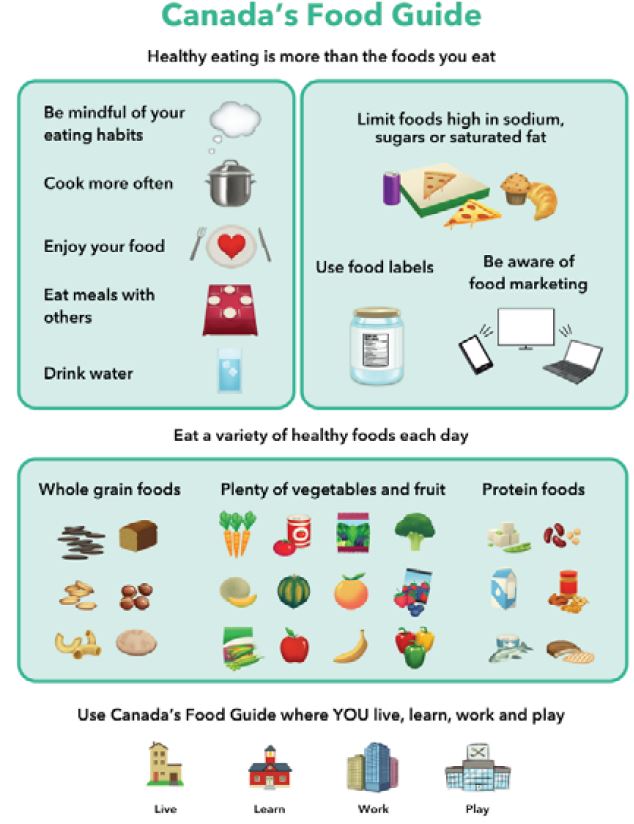 One of the images sent out to focus groups in a report about the new food guide prepared by Earnscliffe Strategy Group.