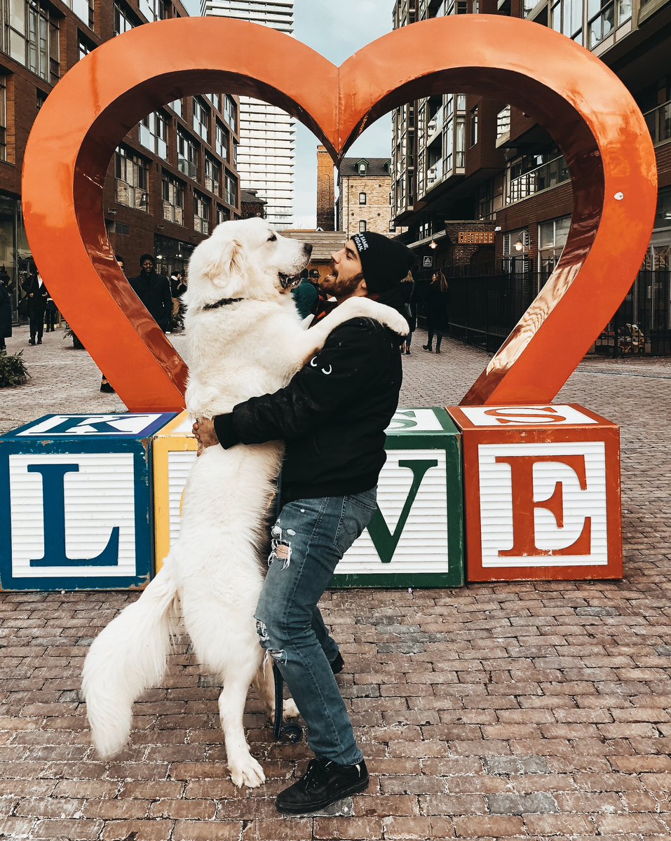 John Rush and his dog, Bone, are a photogenic duo. 
