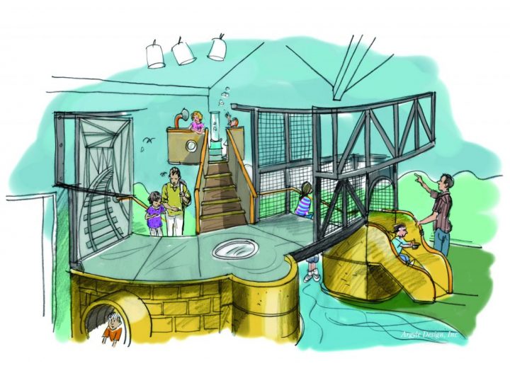Inspired by the bridges of Saskatoon, this sensory play environment that will be in the museum has been designed for children ages 0-36 months.