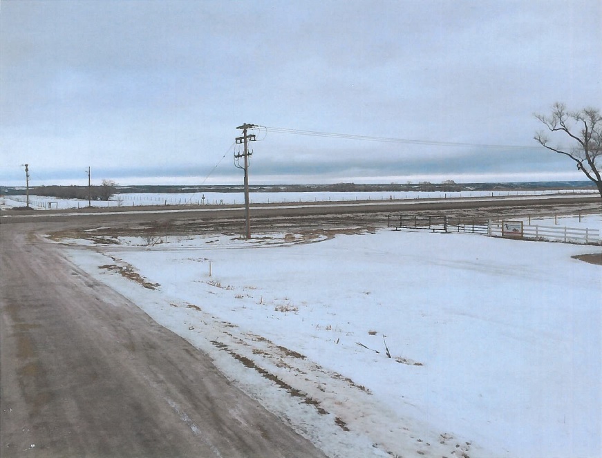 The view from Range Road 3083 at Highway 16 near Langham, Sask. 