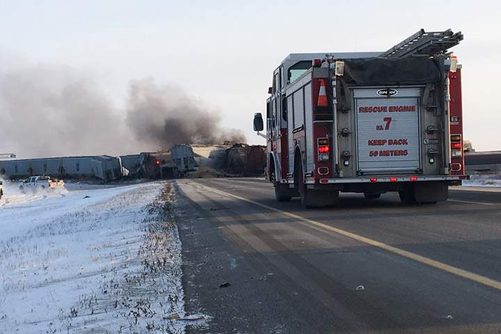 CN train derails north of Saskatoon - image