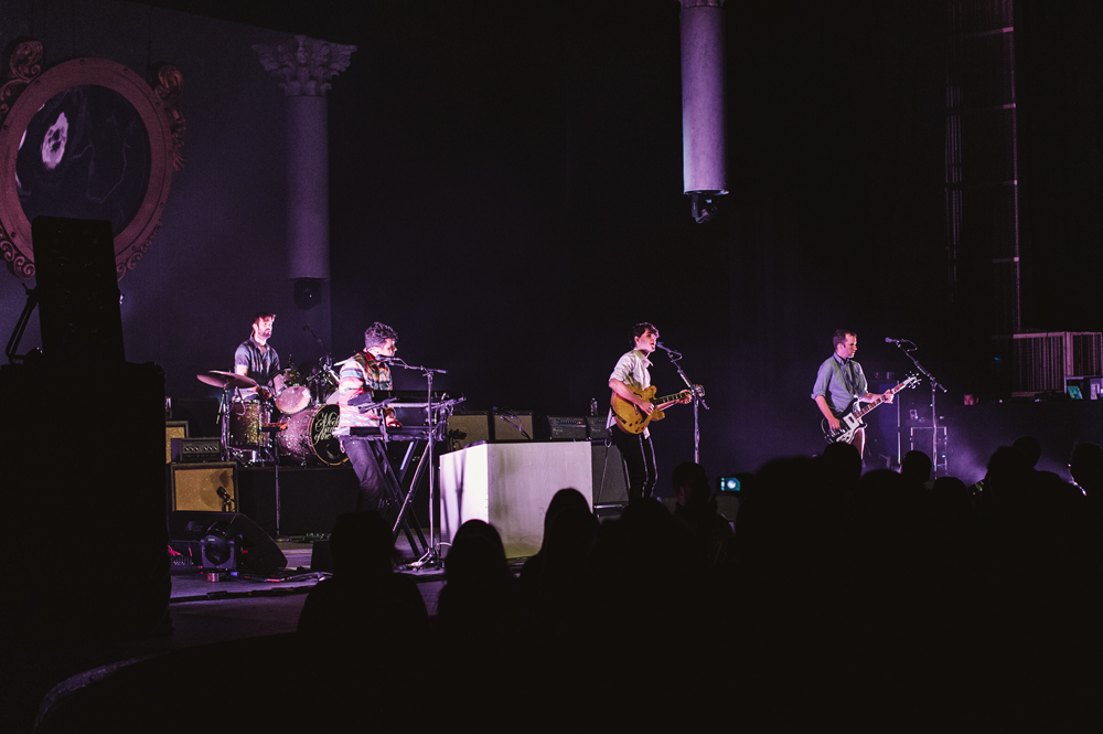 Vampire Weekend performs at the Sony Centre, in Toronto, on May 13, 2016.