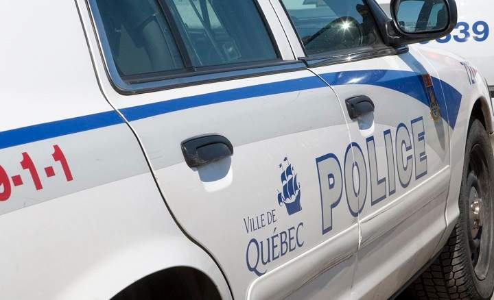 Ville de Quebec city police logo is seen on a police car Friday  The Canadian Press Images/.
