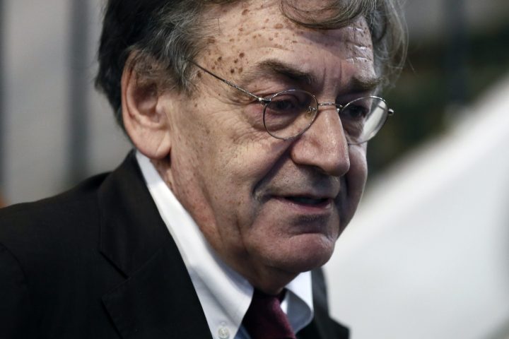 French philosopher Alain Finkielkraut attends the French Academy Novel Grand Prize 2018 announcement at the French Academy in Paris, France, 25 October 2018.