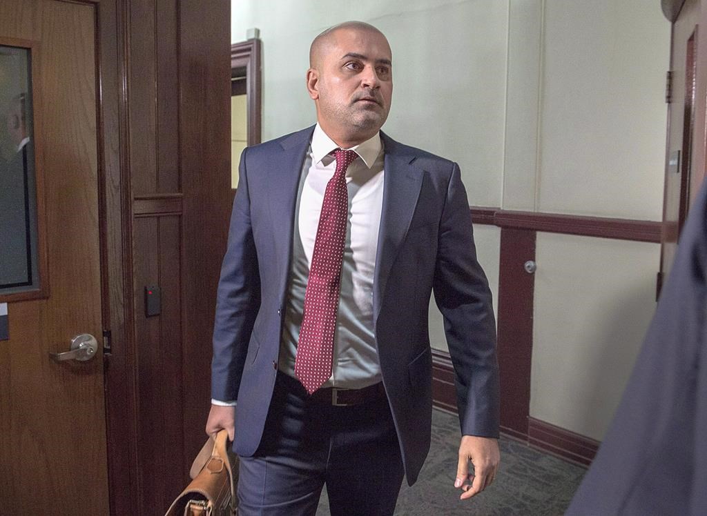 Former taxi driver Bassam Al-Rawi arrives at provincial court in Halifax on Monday, Jan. 7, 2019 for his trial on a charge of sexual assault.