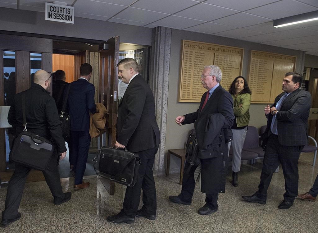 Interested parties attend Nova Scotia Supreme Court as Canada's largest cryptocurrency exchange seeks creditor protection in the wake of the sudden death of its founder and chief executive in December and missing cryptocurrency worth roughly $190-million, in Halifax on Tuesday, Feb. 5, 2019.