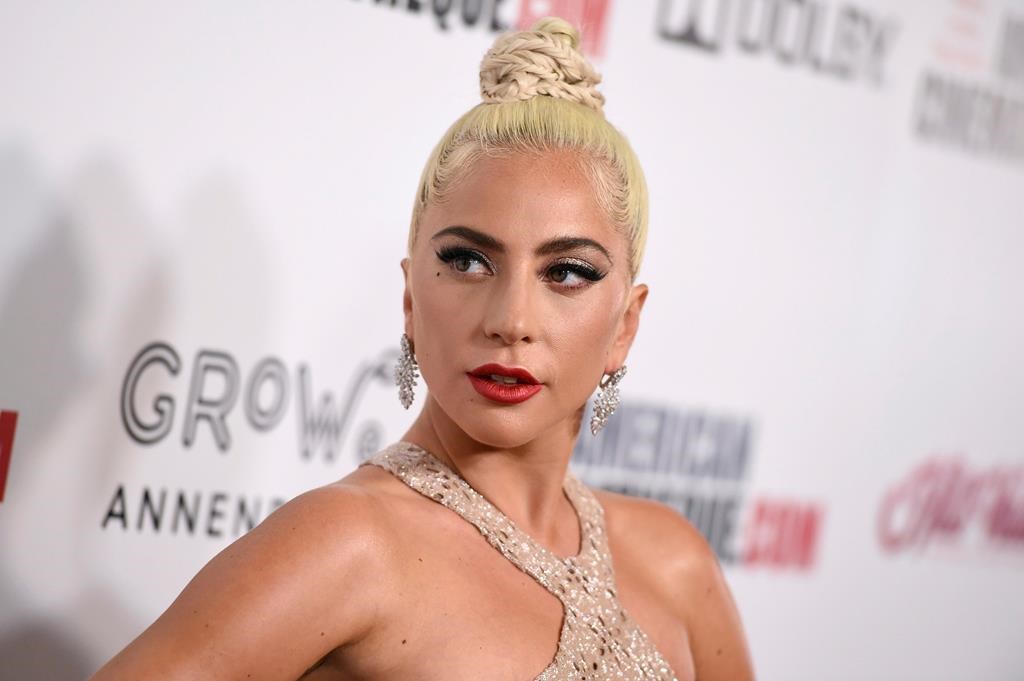 Lady Gaga arrives at the American Cinematheque Award ceremony honouring Bradley Cooper in Beverly Hills, Calif., on Nov. 29, 2018.