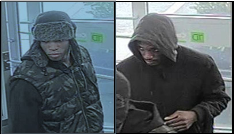 Halton Police are looking for these two men after a bank robbery in Milton.