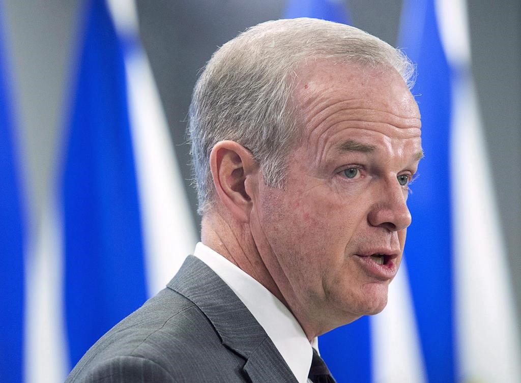 Nova Scotia's justice minister is drawing fire from the Progressive Conservatives who claim he stepped on judicial independence by overriding a recruitment committee struck last year on the appointment of the chief judge of the provincial and family courts. Justice Minister Mark Furey fields question as he holds a bill briefing on the Cannabis Control Act in Halifax on Tuesday, April 3, 2018. THE CANADIAN PRESS/Andrew Vaughan.