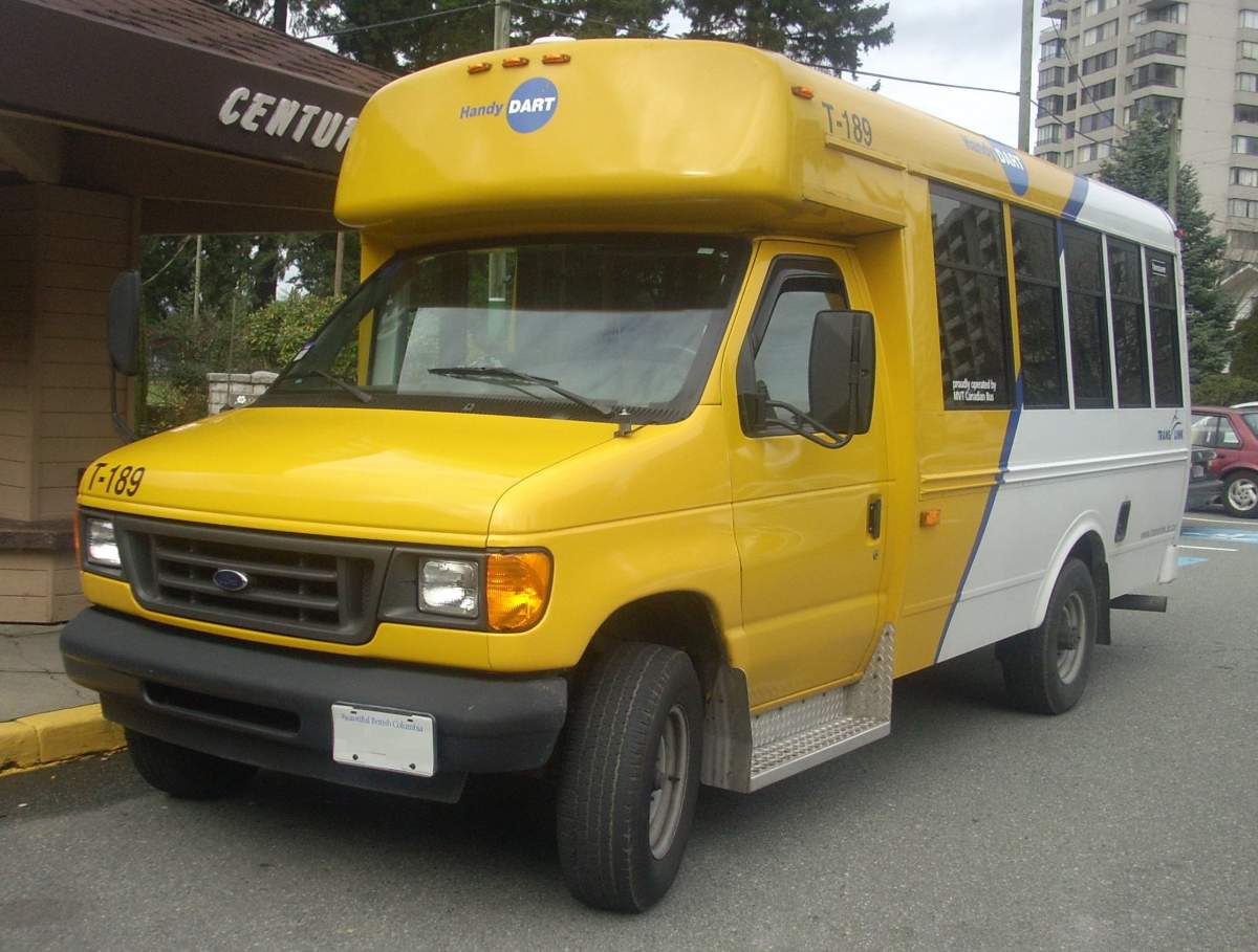 A HandyDART bus seen in a file photo.