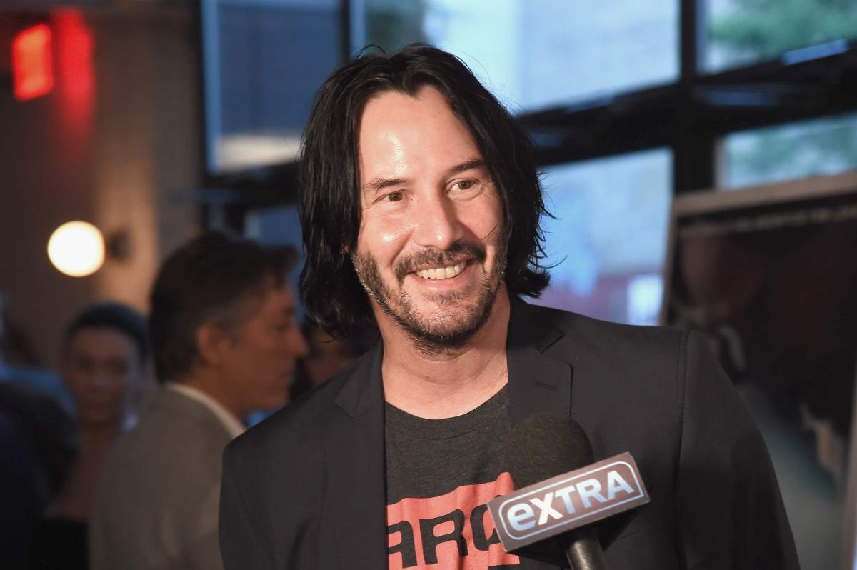Actor Keanu Reeves attends the ‘Siberia’ New York premiere at The Metrograph on July 11, 2018, in New York City.