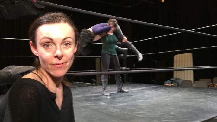 Calgary performer Jamie Tognazzini at a rehearsal for ‘Giant.