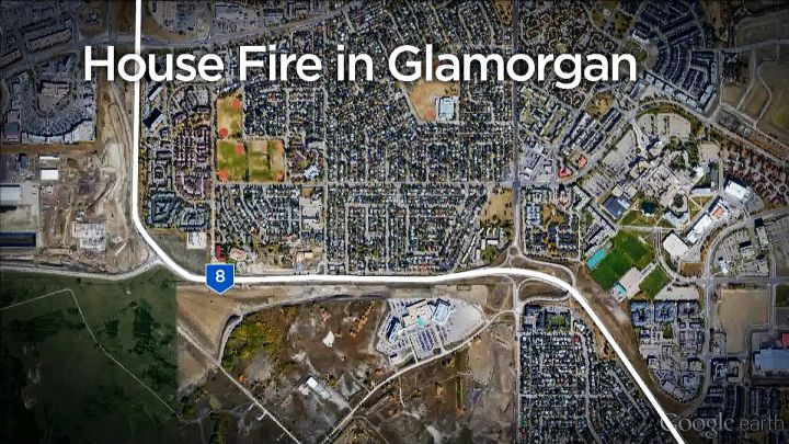 Calgary fire crews respond to a kitchen fire in the community of Glamorgan on Tuesday, March 5, 2019.  