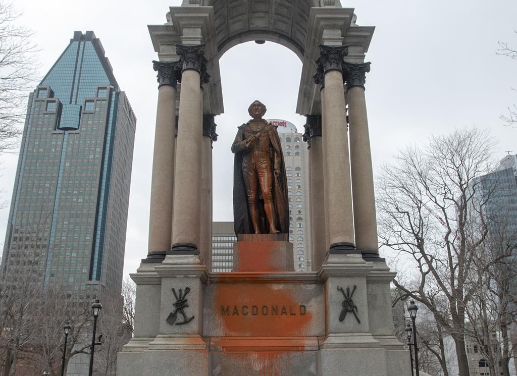 The Montreal statue of John A. Macdonald was vandalized March 21, 2019. A new review of Newfoundland and Labrador's statue shows more problematic figures are celebrated.