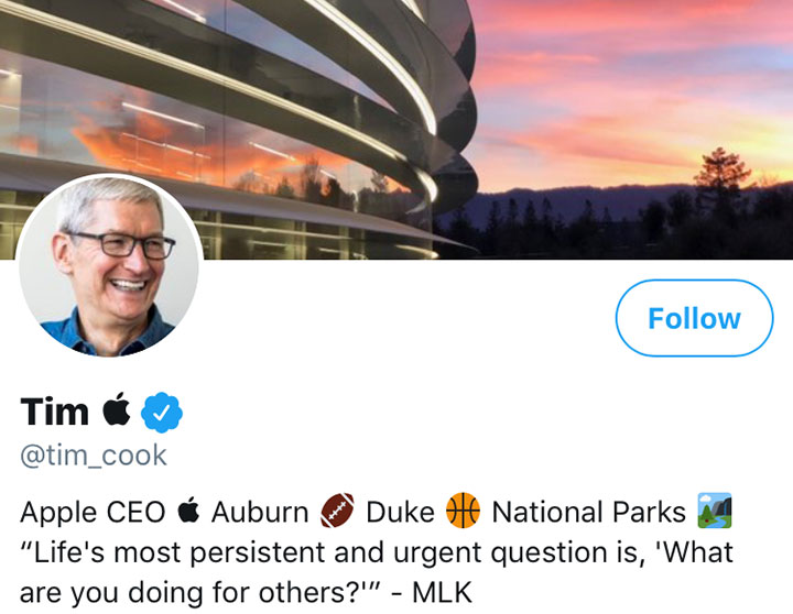 Tim Cook has officially changed his name to Tim Apple after U.S. President Donald Trump flubbed the Apple CEO’s name during a news conference on Wednesday.