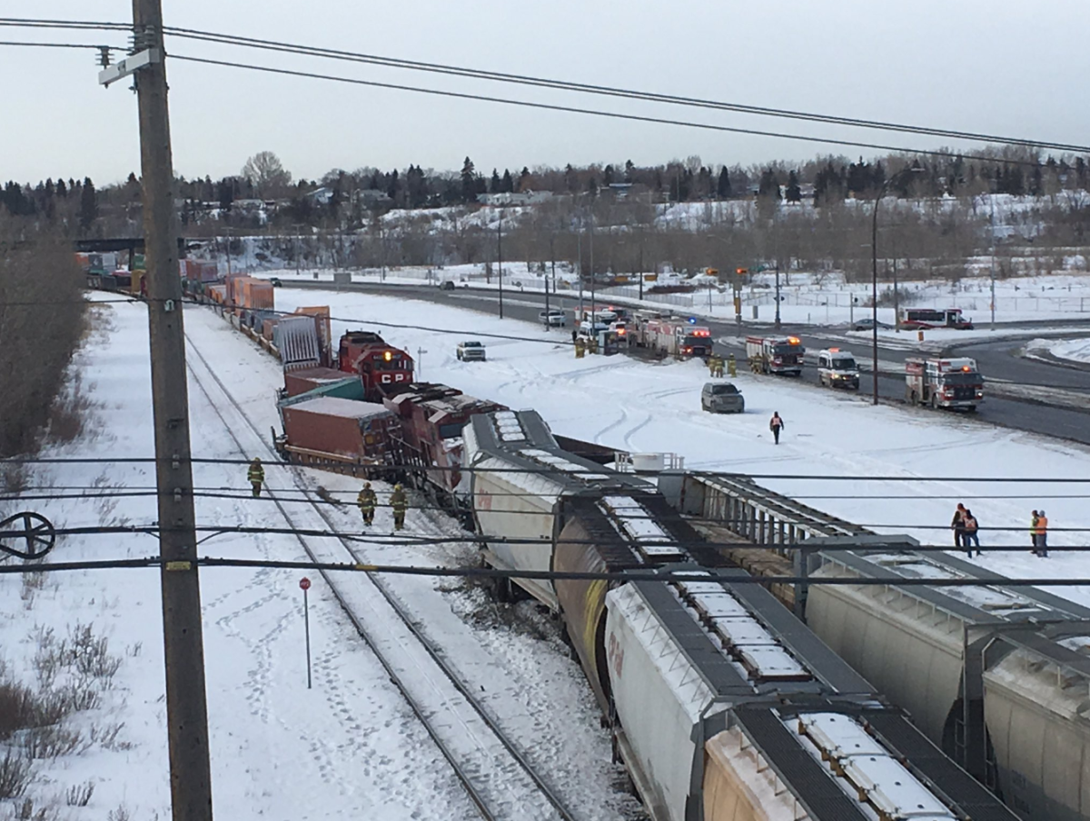Emergency crews are responding to a multi-car train derailment reported in southeast Calgary.