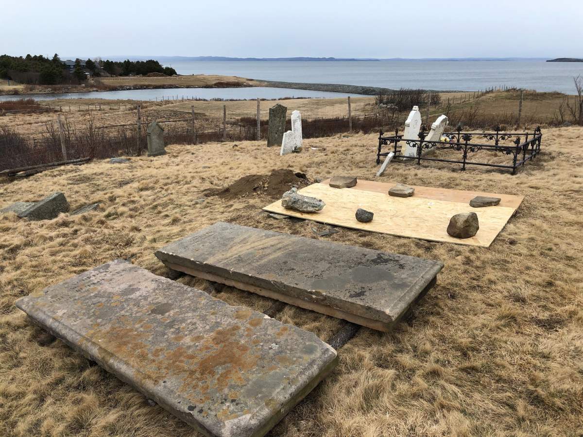 The All Saints cemetery in Conception Bay South, N.L. is seen in this undated handout photo. 