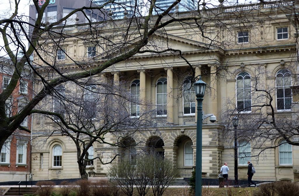 The Ontario Court of Appeal is seen in Toronto on Monday, April 8, 2019. THE CANADIAN PRESS/Colin Perkel.