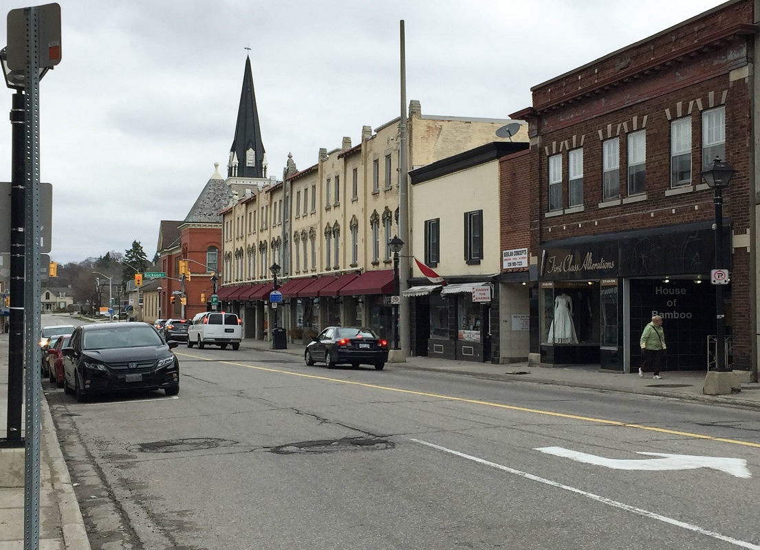 Downtown Galt in Cambridge, Ont.