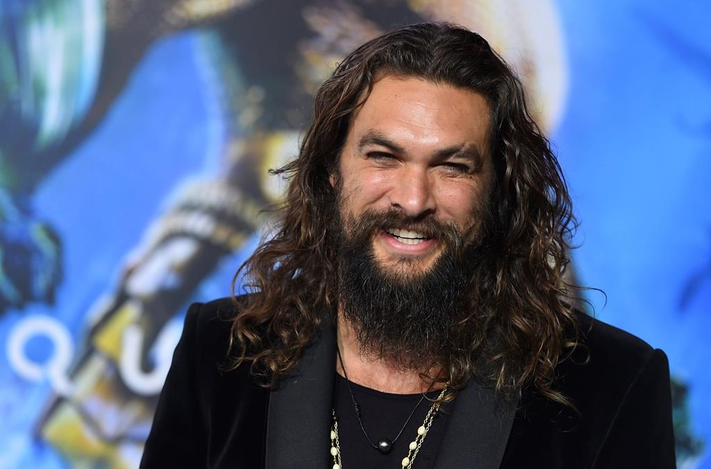 In this Dec. 12, 2018 file photo, Jason Momoa arrives at the premiere of "Aquaman" at TCL Chinese Theatre in Los Angeles.