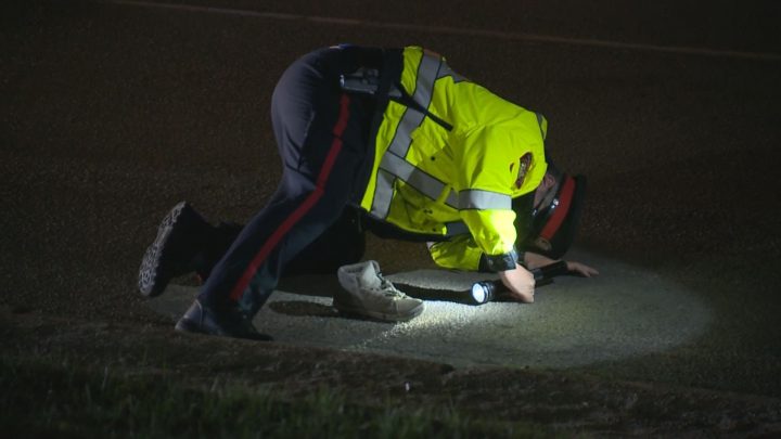 Calgary police responded to a hit and run at 32 Avenue N.E. and 26 Street N.E. on Monday after 9:30 p.m.