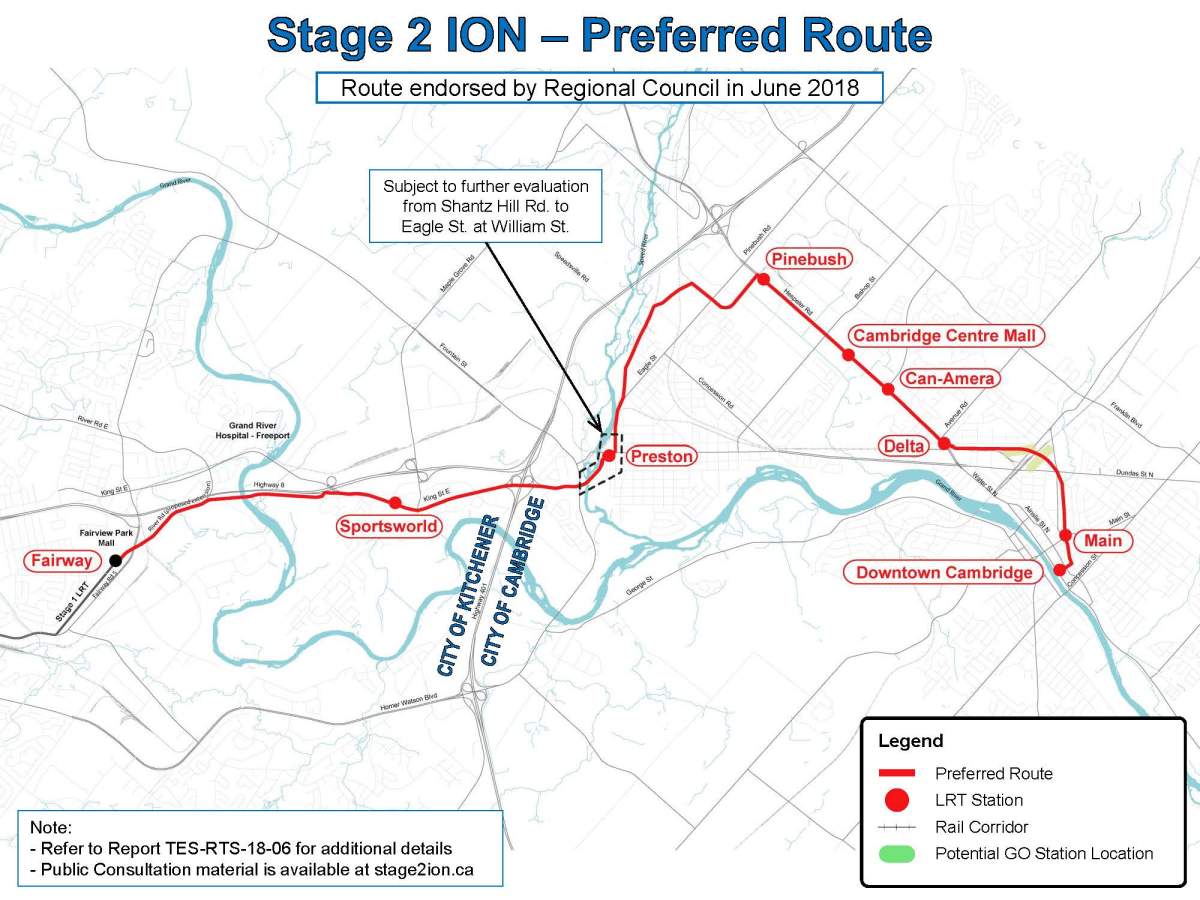 The second phase will allow travellers to pass from Waterloo to Cambridge.