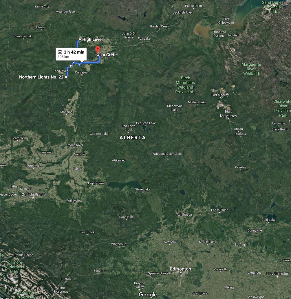 Wildfires have forced the evacuation of several communities in northern Alberta, including people near La Crete ferry campground, MacKenzie County, High Level, and County of Northern Lights. May 29, 2019.
