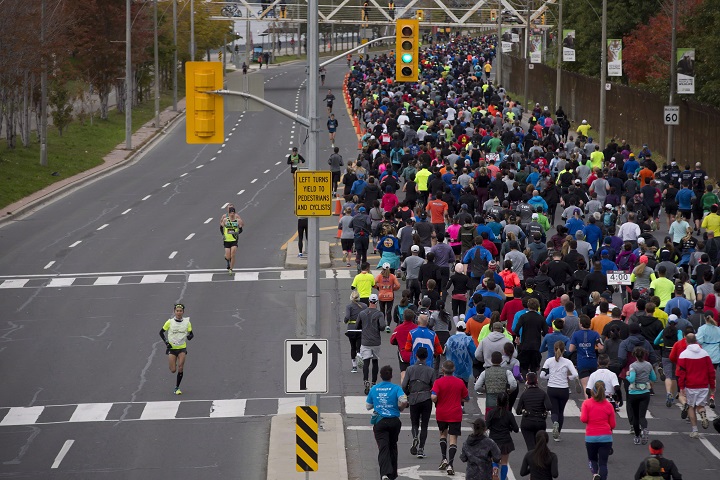 Several events including the Toronto Marathon will be affecting multiple road closures across the city on Sunday.