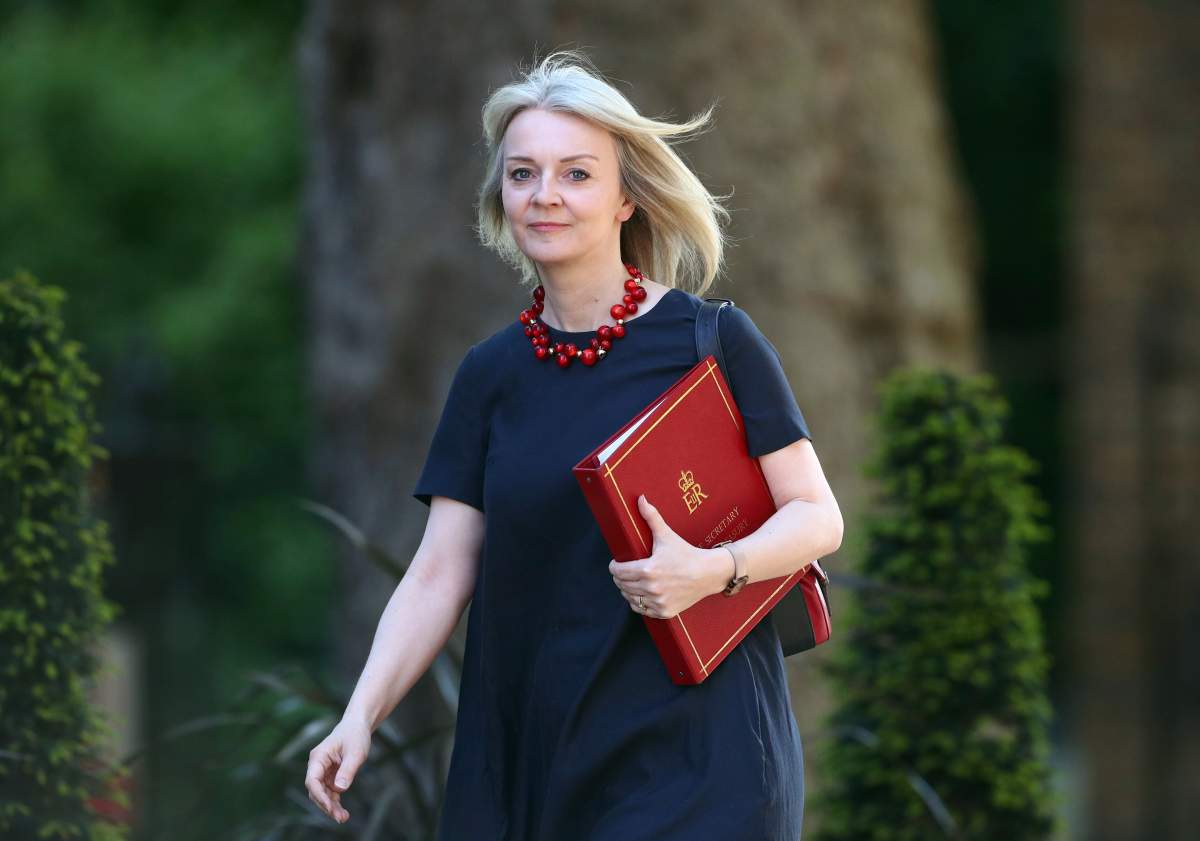 Britain’s Chief Secretary to the Treasury Liz Truss is seen outside Downing Street, as uncertainty over Brexit continues, in London, Britain May 21, 2019.