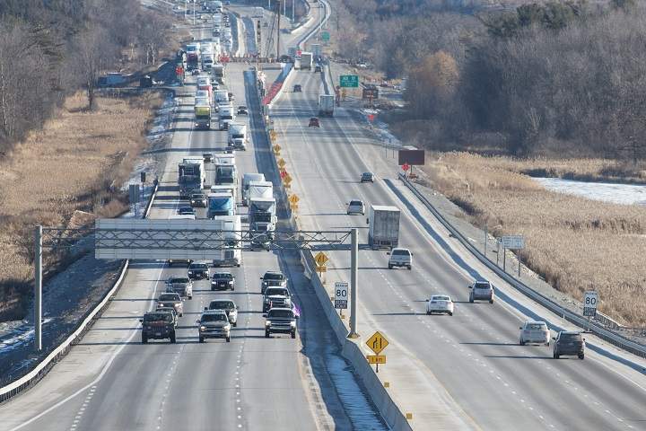 Highway 401 in Southwestern Ontario.