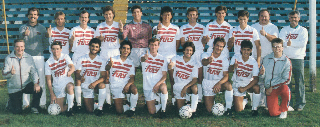 The 1987 Winnipeg Fury squad.