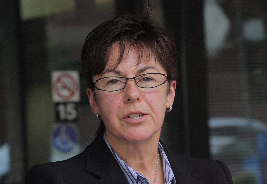Kim Pate, executive director of the Canadian Association of Elizabeth Fry Societies, is seen outside the Ashley Smith inquest in Toronto on October 15, 2013.