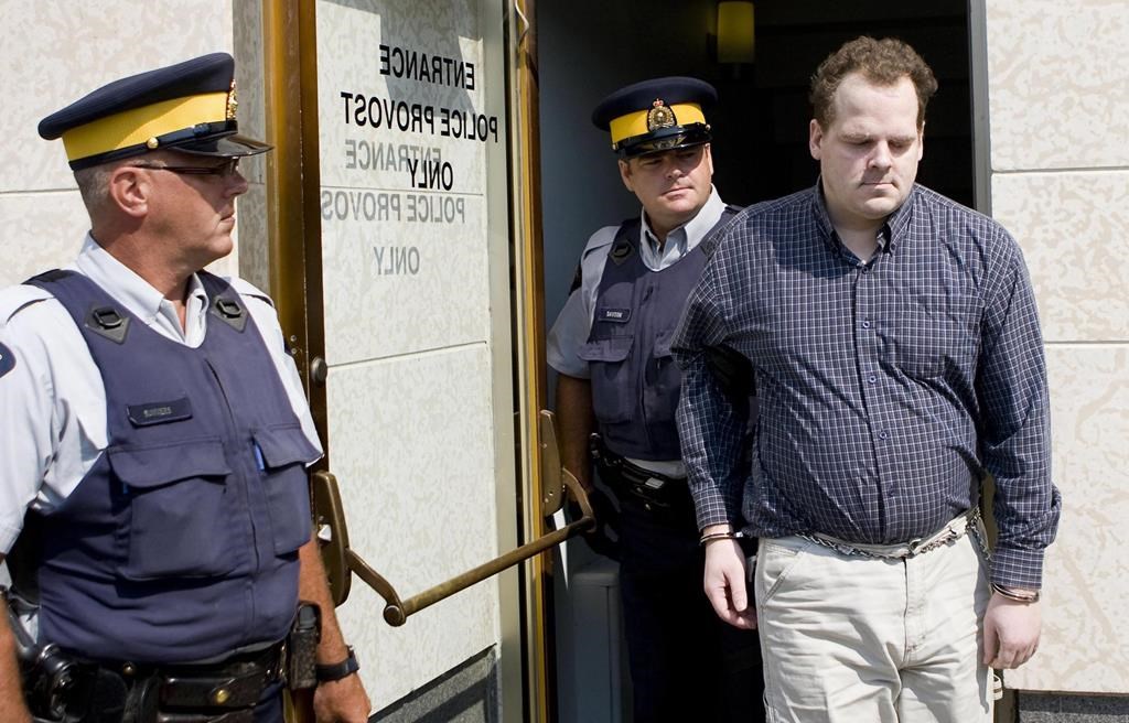 Sex offender Peter Whitmore leaves Court of Queen's Bench on Monday, July 23, 2007 in Regina, Sask. after pleading quilty to abducting and sexually assaulting a Saskatchewan boy and a Manitoba teenager.