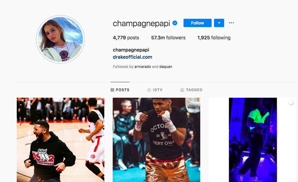 Drake / Instagram