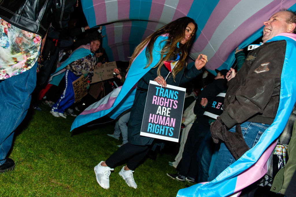 Rights groups and activists are mobilizing against a reported Trump administration plan to narrowly define gender, a move that could dramatically reduce federal protections for and recognition of transgender people on October 28th, 2018 in Amsterdam, Netherlands.