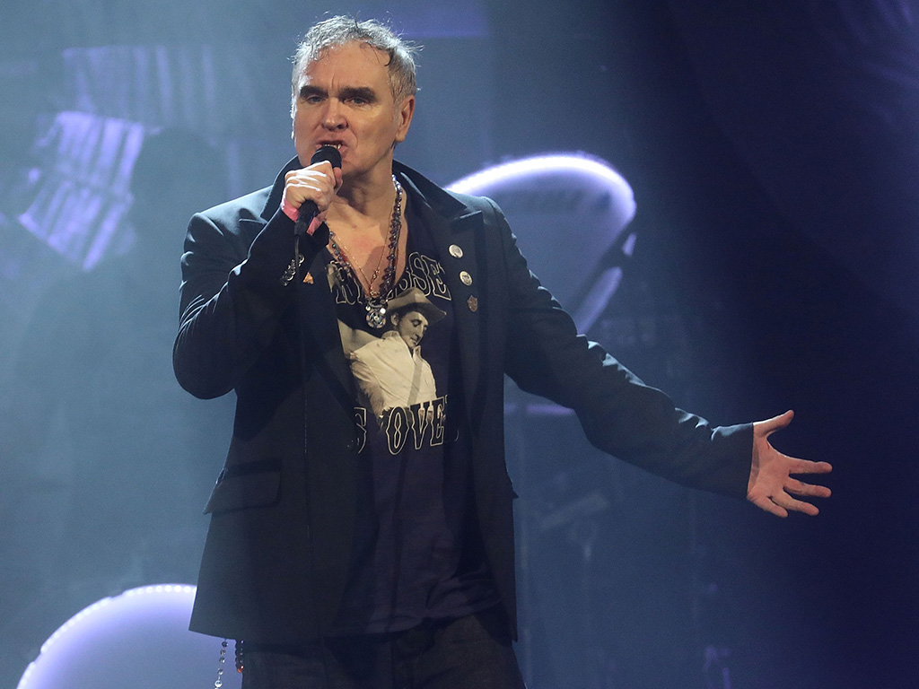 Morrissey performs during his Broadway debut at Lunt-Fontanne Theater on May 2, 2019 in New York City.