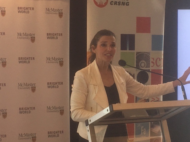 Minister of Science and Sport Kirsty Duncan was in Hamilton on Tuesday morning to announce funding for science and engineering researchers.