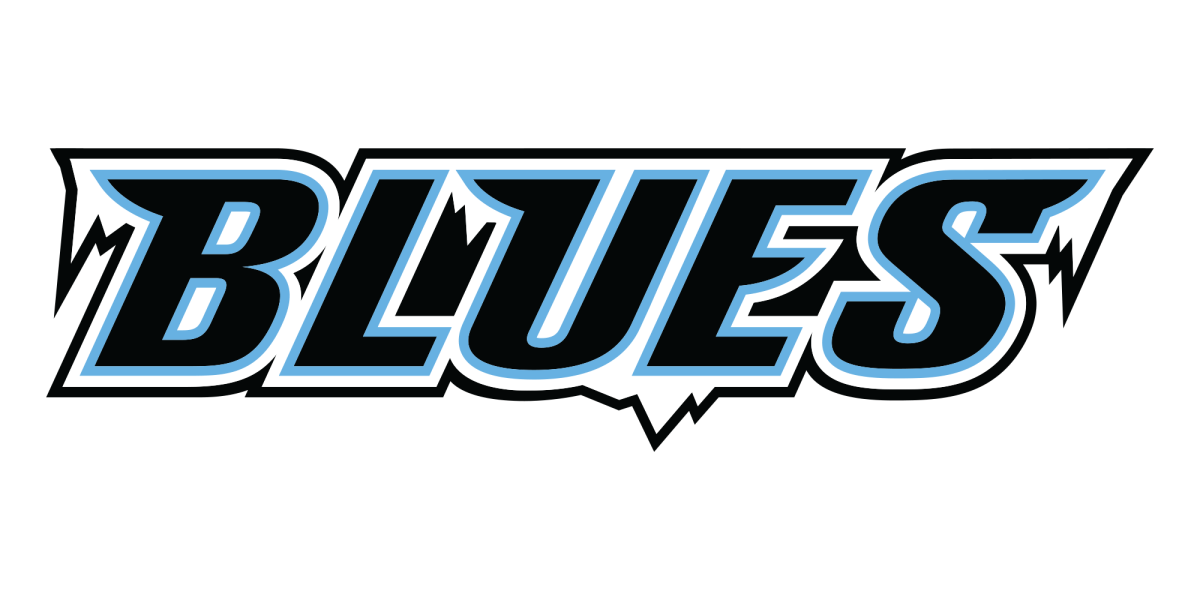 The Winnipeg Blues wordmark.